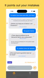 spanish chat iphone screenshot 4