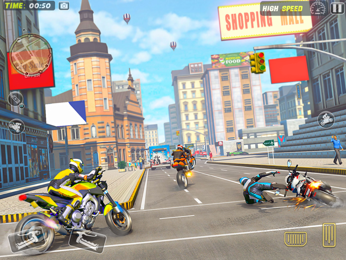 Bike Driving City Racing Games