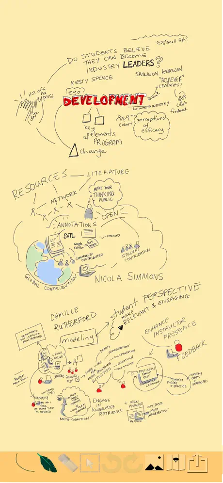 Handwriting notepad draw notes