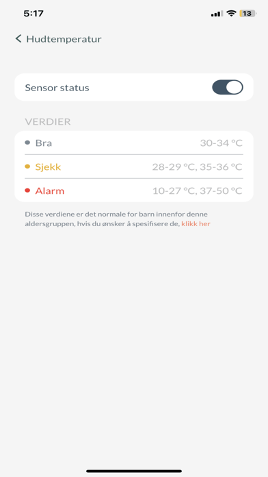 BabySensor Screenshot