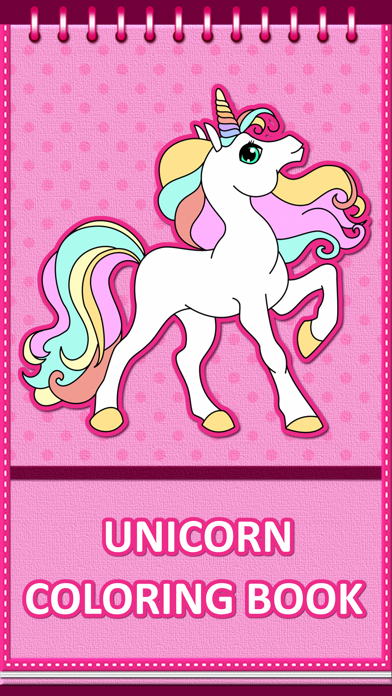 Screenshot #1 pour Pony Unicorn Coloring Book