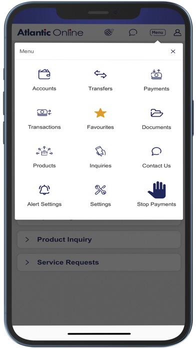 Atlantic Bank Mobile Banking Screenshot