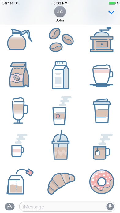 Coffee Snob Stickers Screenshot