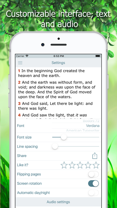 King James Bible with Audio Screenshot