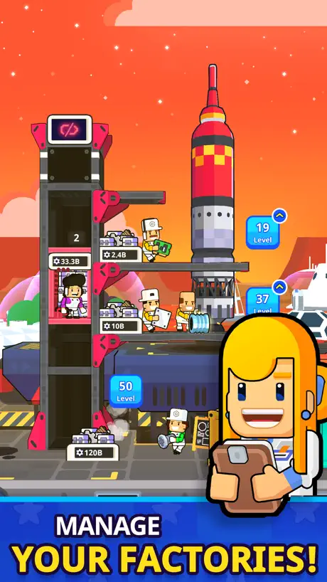 Rocket Star: Idle Tycoon Game