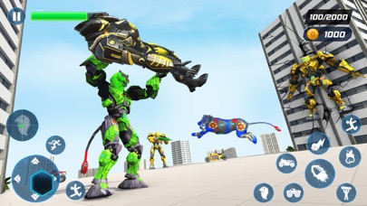 Lion Robot Superhero Battle Screenshot