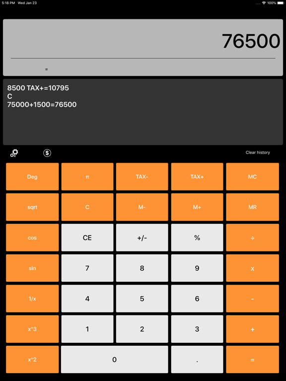 Screenshot #4 pour Calculator Pro & Currency