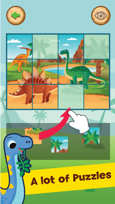 Dinosaurs Puzzle: Jigsaw Game Screenshot