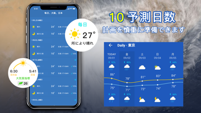 天気に正確な天気アプリのおすすめ画像4