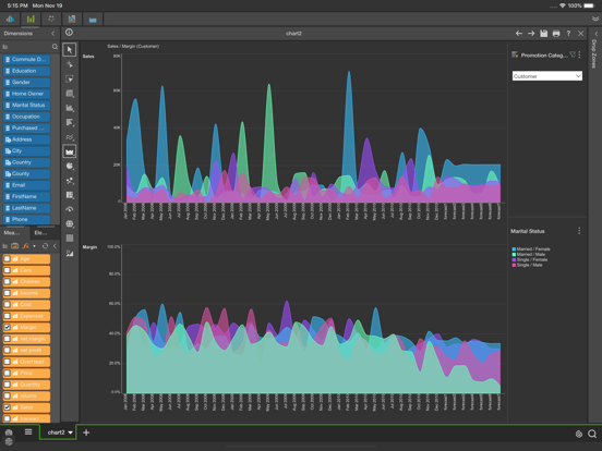 Pyramid Analytics iPad screenshot 3 - Business app