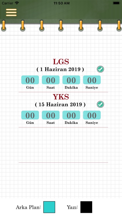 Okul Tatil Sayacı - Geri Sayım