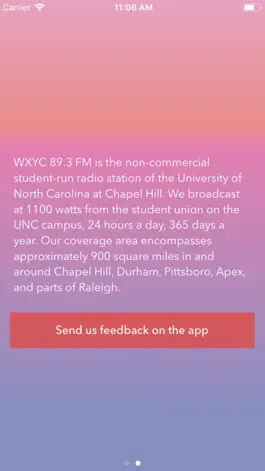 Game screenshot WXYC Radio apk