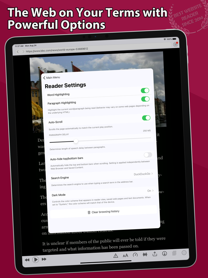 WebOutLoud - Text to Speech