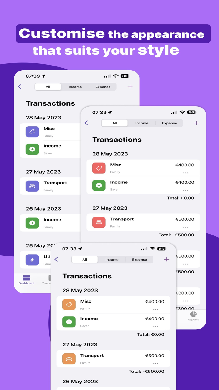 Moneta Expense Tracker