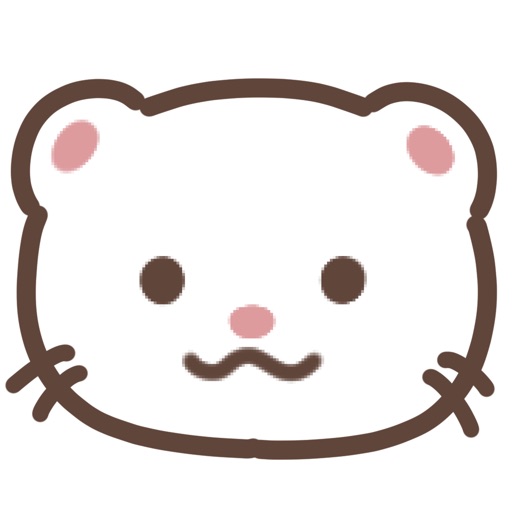 cute ferret sticker