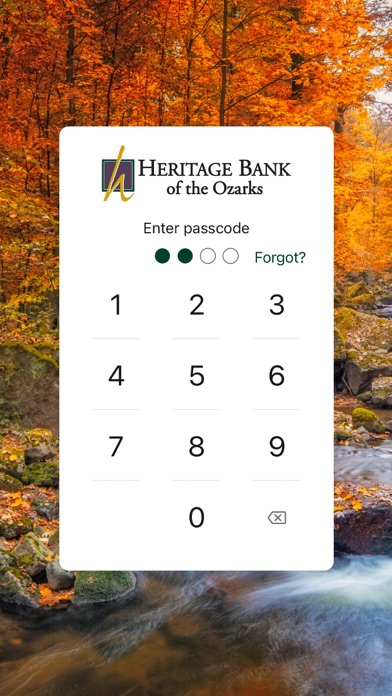 Heritage Digital Banking Screenshot