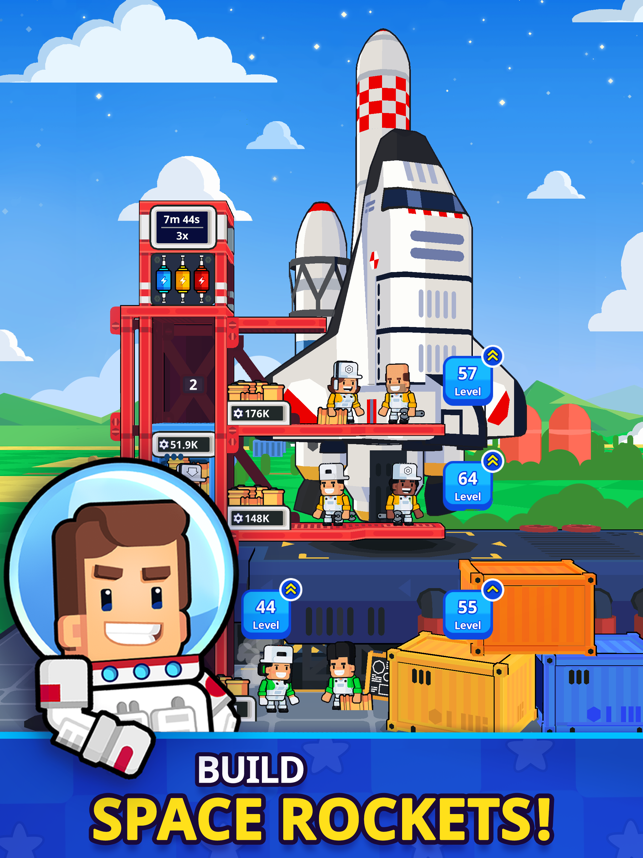 ‎Rocket Star: Idle Tycoon Game Screenshot