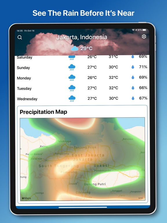 Weather - 天気予報アプリのおすすめ画像2