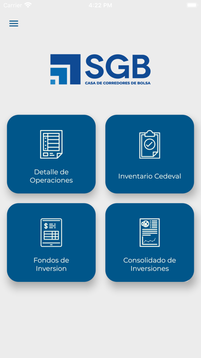 SGB Móvil Screenshot