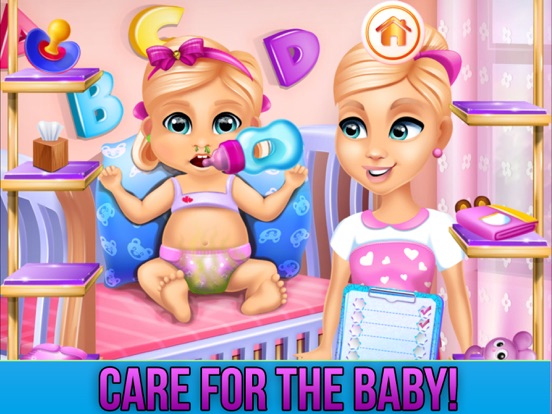 New Baby Sister: Mommy Games iPad app afbeelding 4