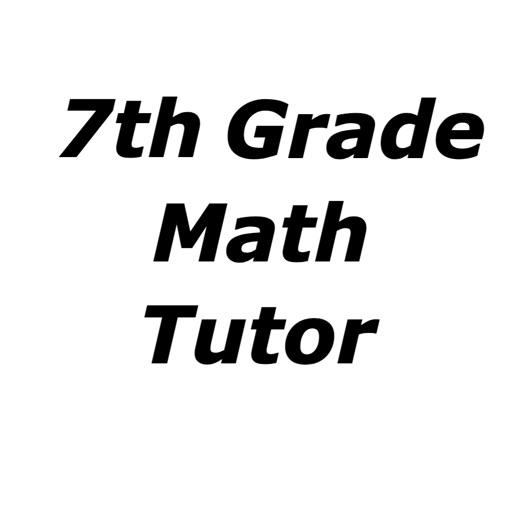 7th Grade Math Tutor icon