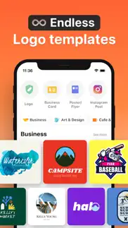 logo maker shop: creator app iphone screenshot 1
