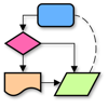 FlowChart Design-diagrams&task icon