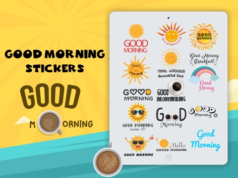 Good Morning Typography Emojisのおすすめ画像2