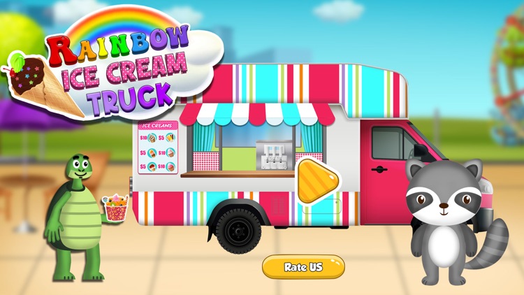 Rainbow Ice Cream Truck