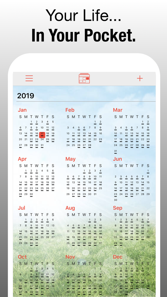 #10. PocketLife Calendar (iOS) 由: OvalKey Ltd.