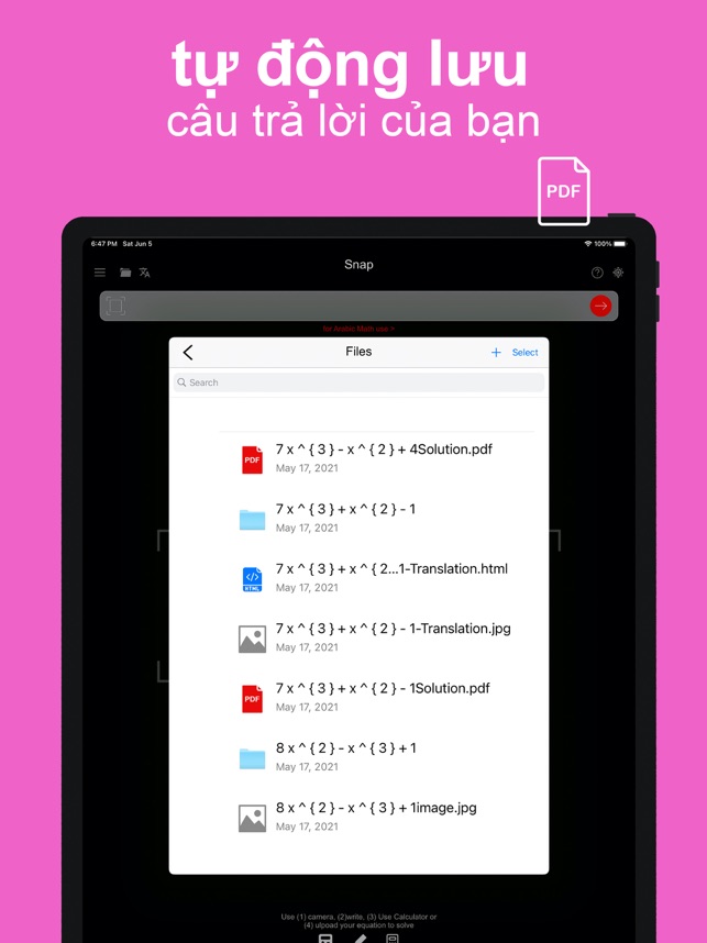 Math Snap - giải Toán Solver