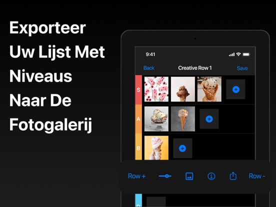 Tier List Maker: Set List Make iPad app afbeelding 4