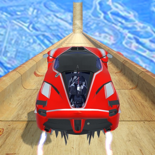 Super Hero Mega Ramp Car Stunt iOS App