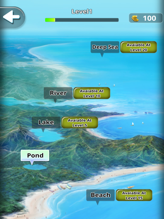 Real Reel Fishing Simulator 3D iPad screenshot 4 - Games app