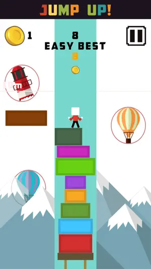 Jump Up!-Cube block jump jump screenshot 2