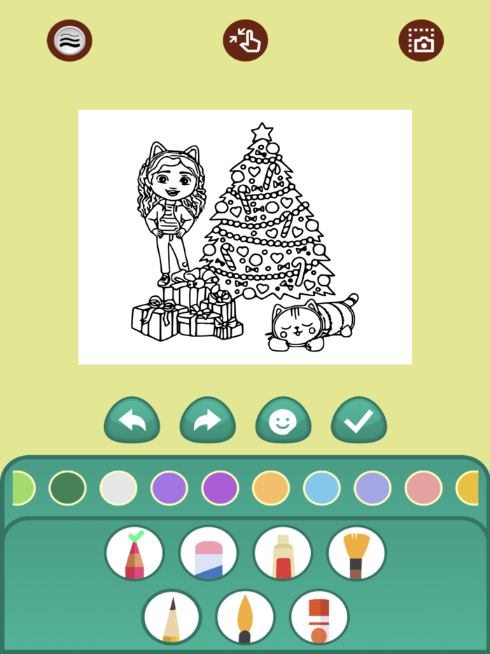 Dolls Doodle Coloring Learning