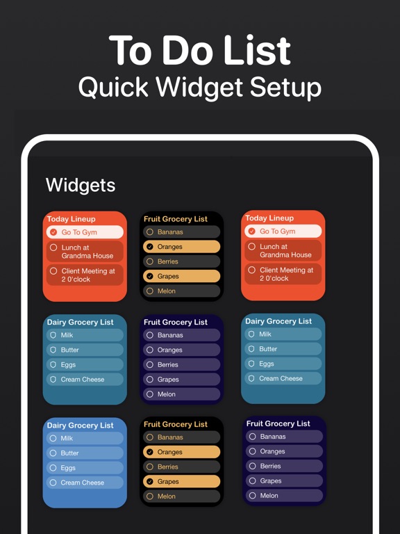 Screenshot #6 pour To Do List Widget - Simple