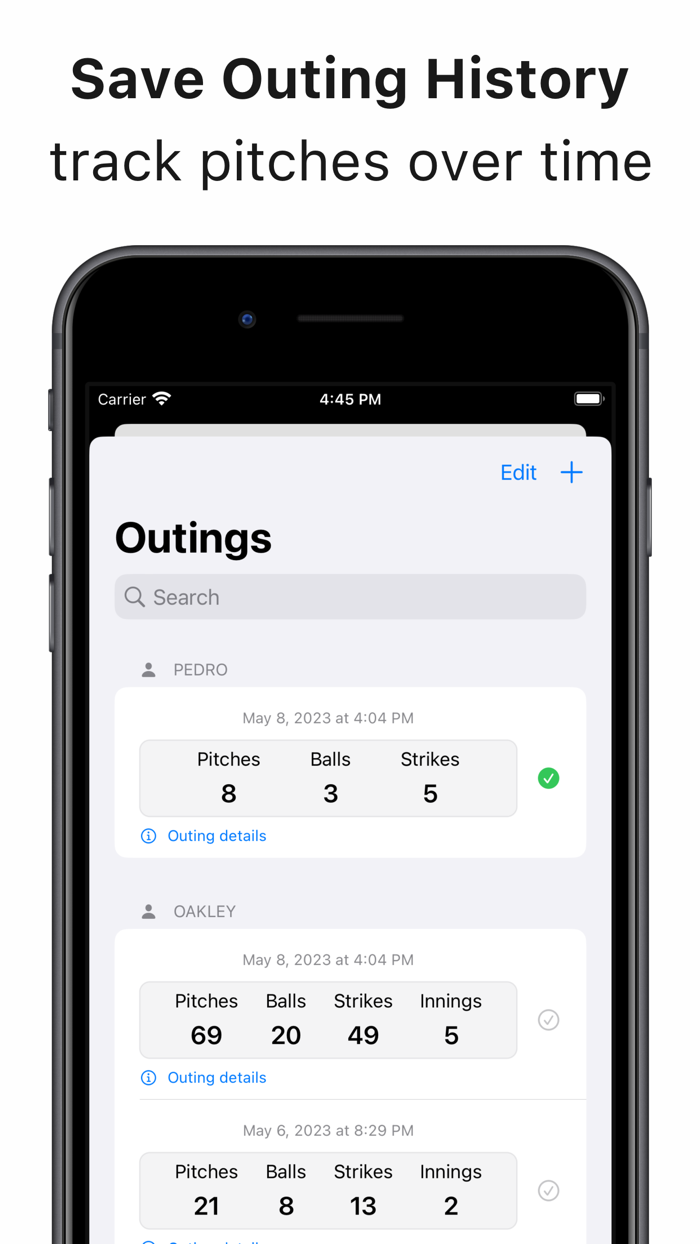 Pitch Counter and Radar Gun
