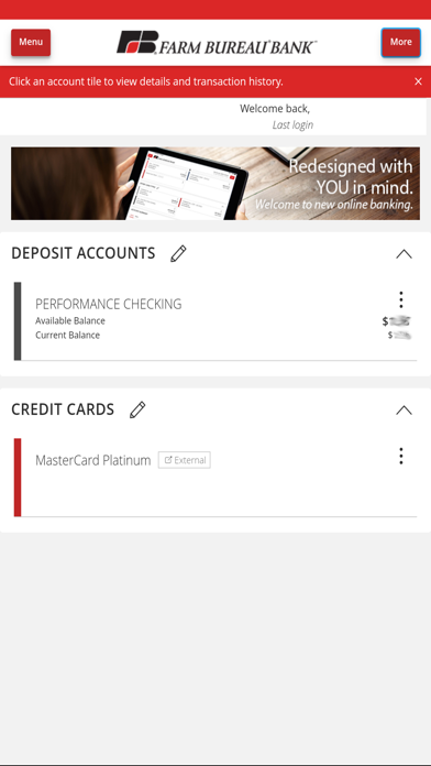 Farm Bureau Bank Mobile Screenshot
