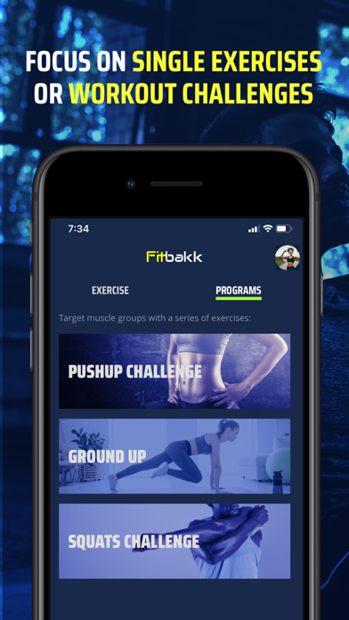 Fitbakk: No.1 Squats Trainer + Screenshot 3 - AppWisp.com Fitbakk: No.1 Squats Trainer + Screenshot 3 - AppWisp.com
