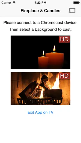Game screenshot Fireplace and Candles on TV apk