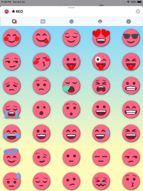 Screenshot #2 for RED Emoji • Stickers