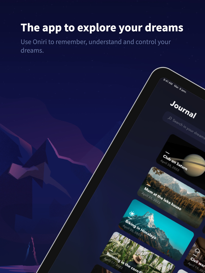 Oniri - Lucid Dream Journal