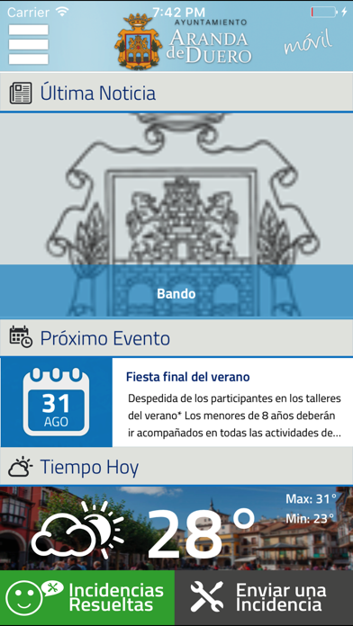 Ayto. de Aranda de Duero Screenshot