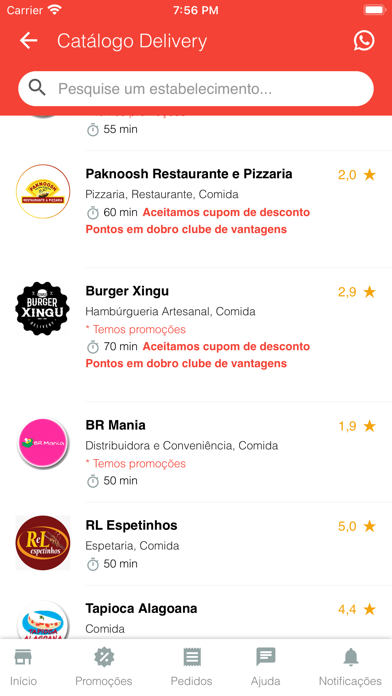Catálogo Delivery 3.0 Screenshot