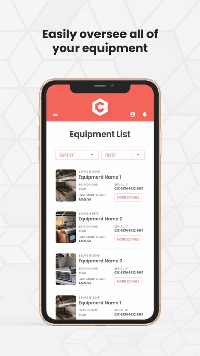 Caspers Service Screenshot