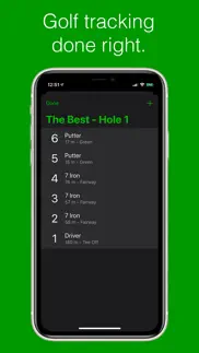 golfer's scorecard iphone screenshot 2
