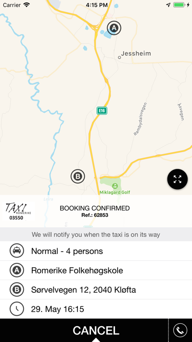 Taxi Romerike Screenshot