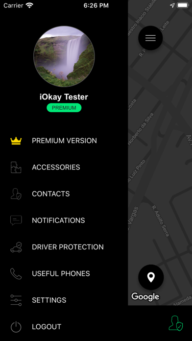 iOkay Personal Safety Screenshot