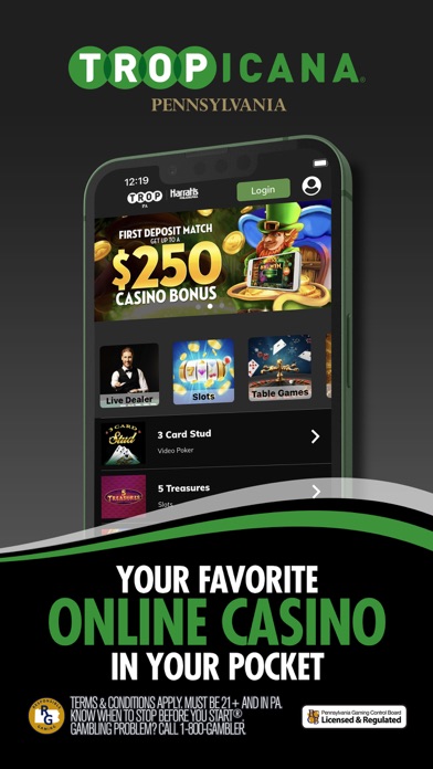 Tropicana Casino PA Screenshot 1 - AppWisp.com Tropicana Casino PA Screenshot 1 - AppWisp.com